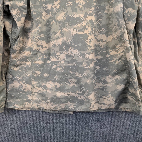 U.S. Army Mens Uniform Shirt Digital Camo Green Tan Size L Pockets - Picture 10 of 14